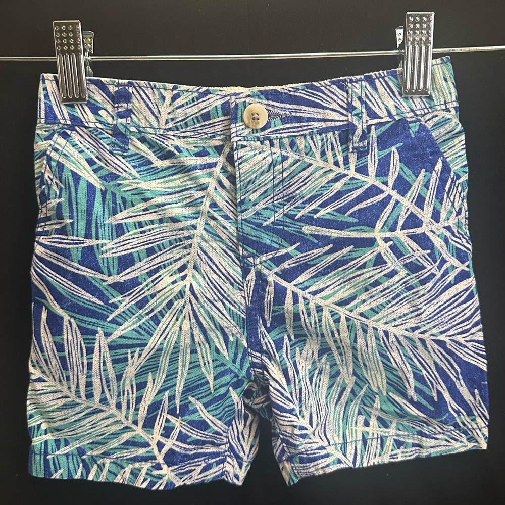 GYMBOREE Baby Boy Shorts. Size 12-18 months. Blue with teal and white.